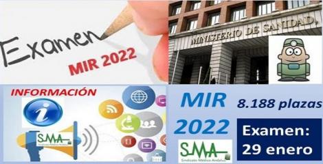 Examen MIR 2022: examen el 29 de enero y adjudicación de plazas telemática.