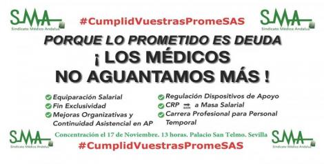 17-N: CONCENTRACIÓN EN SEVILLA. No más promesas incumplidas.