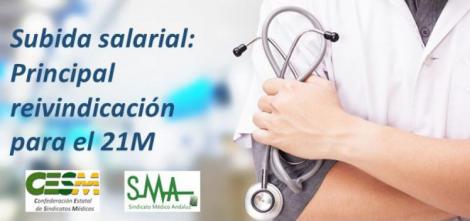 Los sueldos de los médicos (de los más bajos de la OCDE), una de las razones del 21-M.