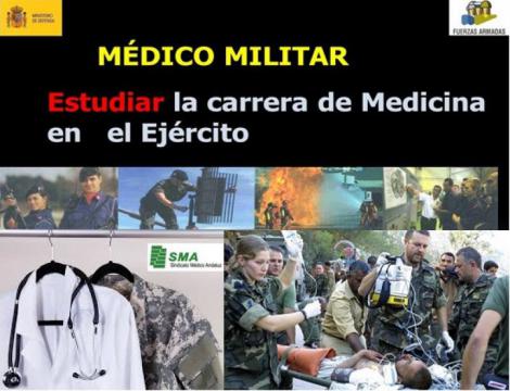 El Ministerio de Defensa convoca plazas para especialización en el Cuerpo Militar de Sanidad y para incorporación como militar de carrera sin exigencia de titulación universitaria previa.