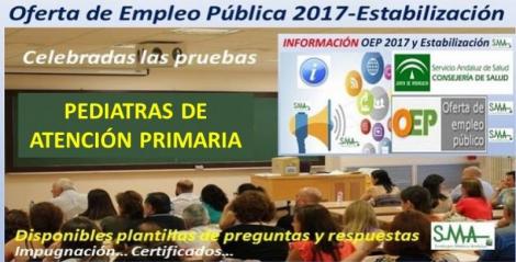 Celebrado ayer domingo 1 de diciembre el examen de la OEP de Estabilización para Pediatras de Atención Primaria.