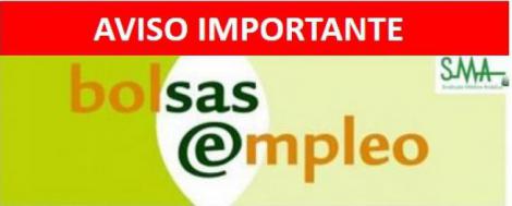 Aviso sobre Bolsa del SAS. Se abre plazo extraordinario de actualización de centros.