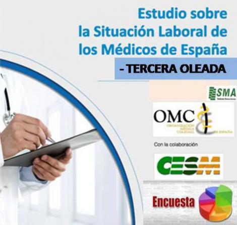 Nueva edición de la Encuesta - 2015 -sobre la Situación Laboral de los Médicos en España. ¡Participa!