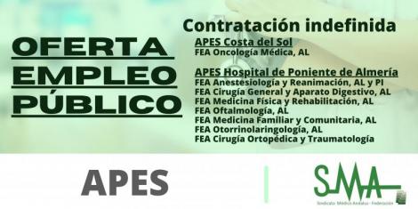 OPE Poniente de Almería y Costa del Sol: Propuesta de contratación indefinida a las personas aspirantes que han superado el concurso-oposición en varias categorías