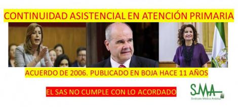 ¿Para cuándo la Continuidad Asistencial en Atención Primaria?
