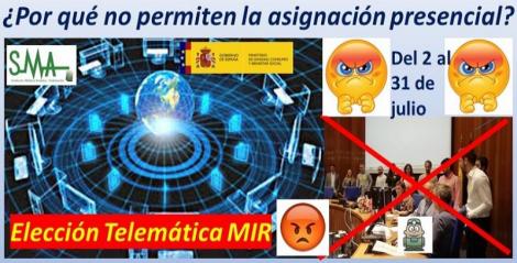 MIR 2020: elección «exclusivamente telemática» del 2 al 31 de julio.