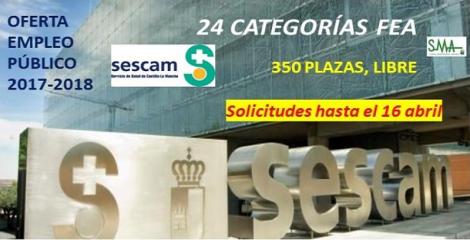 Oferta Empleo Público: Castilla-La Mancha convoca 358 plazas para 24 categorías de facultativos especialistas.