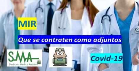 El Sindicato Médico Andaluz exige que la contratación a los MIR que acaban su formación sea como adjuntos.