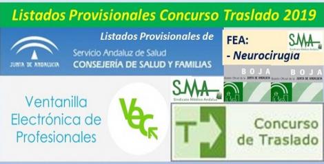Publicada en el BOJA resolución del Concurso de Traslado 2019 con listados provisionales de FEA de Neurocirugía.