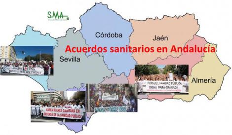 Cuatro provincias andaluzas pendientes de cómo evolucionan los acuerdos sanitarios.