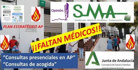 La atención primaria 'arde' en Andalucía: el problema no es la telemedicina, falta personal.