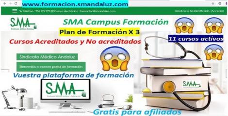 SMA Campus Formación: Activamos 11 cursos en nuestro Plan de Formación x 3.