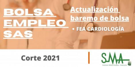 Bolsa 2021: Publicación de las listas de actualización completa de baremo de Bolsa FEA Cardiología