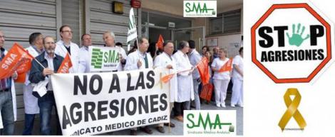 El Sindicato Médico de Cádiz solicita medidas por la desprotección ante las agresiones.