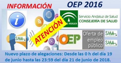 OEP 2016. Alegaciones a las preguntas de los ejercicios de MF y Pediatra de AP realizados el sábado 16 de junio.