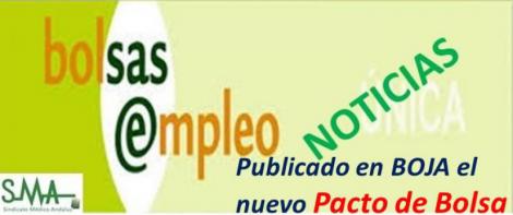 BOLSA: publicado en BOJA la actualización del Pacto de Mesa Sectorial sobre contrataciones en el SAS.