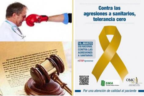 Contra las agresiones a sanitarios: Tolerancia cero. Concienciar a la sociedad y confianza en la Justicia.