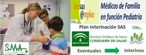 Médicos de Familia en función pediatría y acuerdo de interinación.