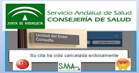El SAS anula citas incluso de la Unidad del Dolor.