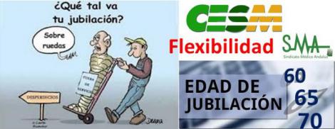 CESM aboga por flexibilizar la jubilación entre los 60 y los 70 años.