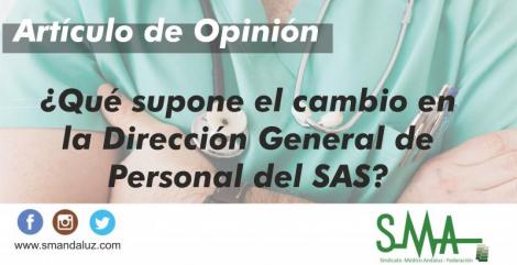¿Qué supone el cambio en la Dirección General de Personal del SAS?