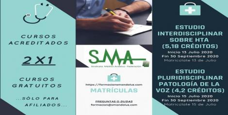 Cursos 2X1 en Formación y Actualización de las actividades formativas.