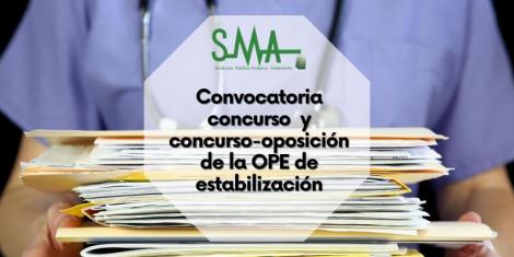 OPE Estabilización: Bases generales y convocatoria concurso  y concurso-oposición de la OPE de estabilización
