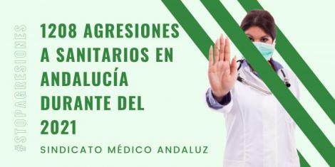 1208 agresiones a sanitarios en Andalucía durante del 2021