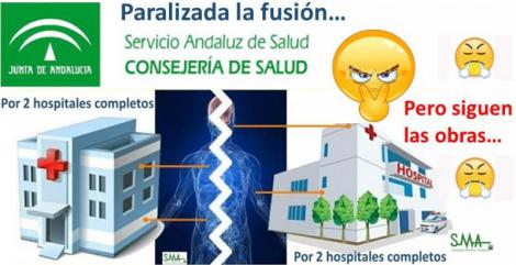 Sanidad confirma que paraliza la fusión hospitalaria en Granada, pero siguen las obras...
