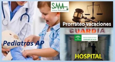 El SAS incumple las sentencias sobre el prorrateo de guardias de los pediatras EBAP que hacen guardias en hospital.