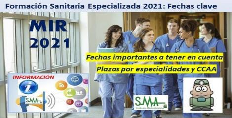 Calendario MIR 2021: las fechas más destacadas de la convocatoria.