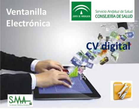Ventanilla Electrónica del Servicio Andaluz de Salud: CV Digital.