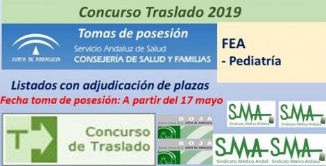 Concurso de Traslados 2019. Publicada en el Boja la resolución definitiva de FEA de Pediatría.